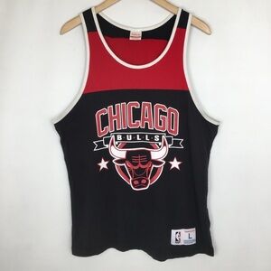 Retro Mitchell & Ness Chicago Bulls Basketball Graphic Tank Top Men’s Size L